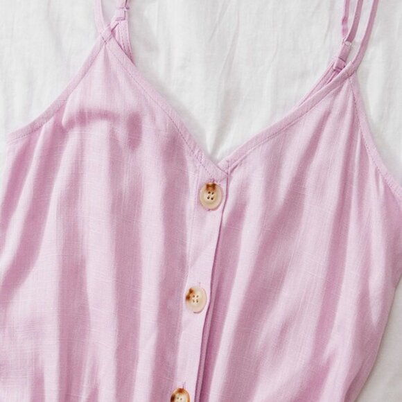 Linen Lilac Cami - Picture 1 of 5